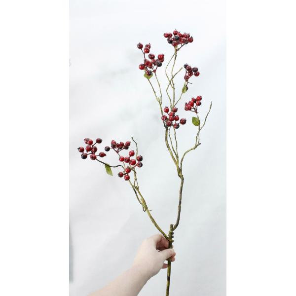 Christmas Berry Stem Artificial Plants Red and Blue Berries for All Festivals Occasion