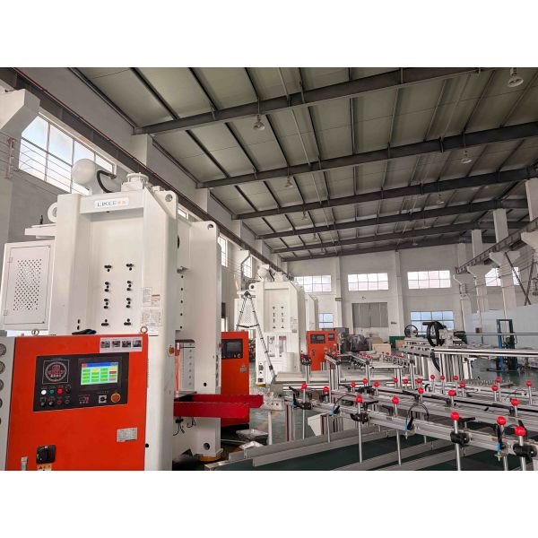 LK-T63 C-Frame Fully Automatic Aluminum Foil Container Machine with 3-Cavity Mold for Small and Medium Size Containers