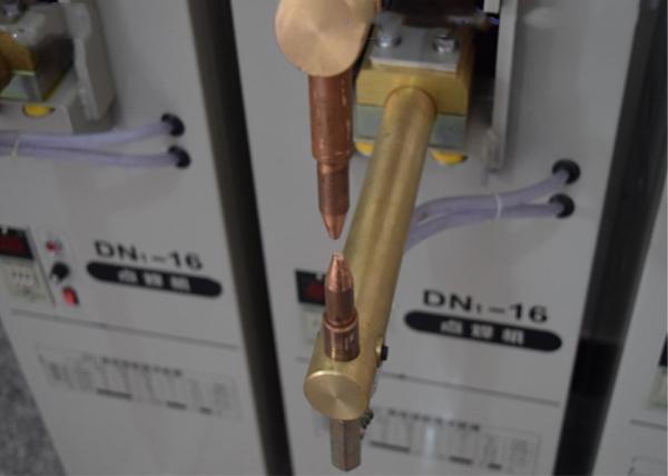 Low Carbon Steel Water Cooled Spot Welder , Stable Body Structure Resistance Welding Machine