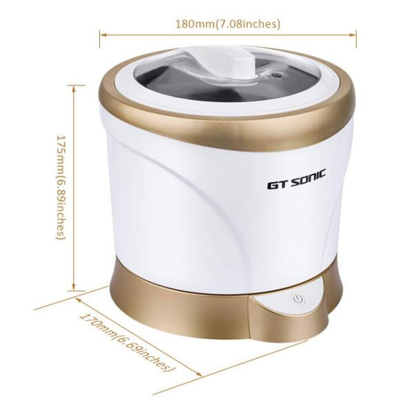 Detachable Sonic Ultrasonic Cleaner 1400ml Coffee Tea Cup 40kHz 35W SUS304 Tank