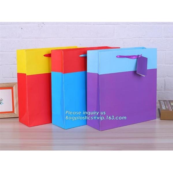 Fancy Design Black Paper Bag For Packaging, Luxury Custom Paper Carrier Bag, Gloss Laminated Luxury