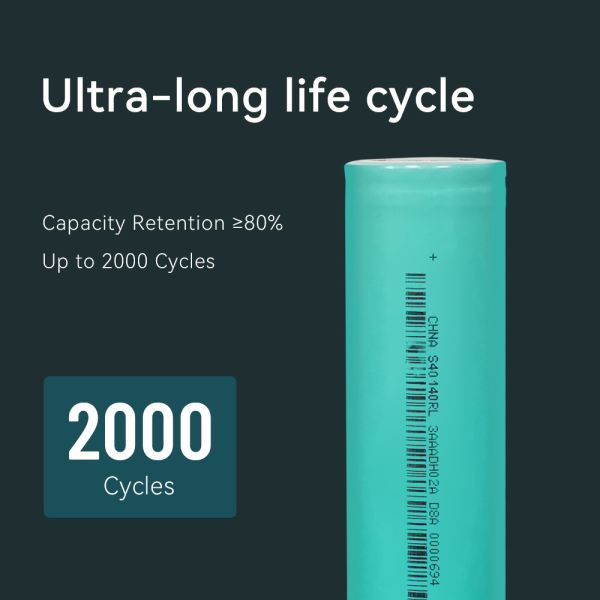 Exliporc 40140 High Rate Sodium Ion Battery 15Ah 3V Na Battery Cell with 2000 Cycles for Electric Bike Scooter