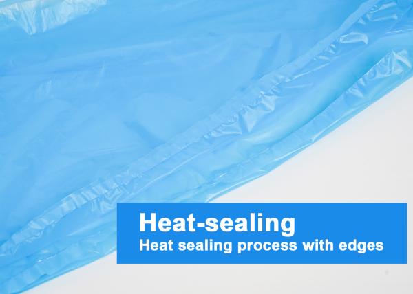 Disposable Hospital Laboratory Thumb Cuff Waterproof CPE Gown Environment Friendly