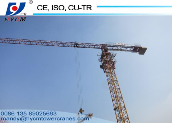 Hydraulic 55m Jib QTZ80(PT5515) 6/8ton Topless Tower Crane for Building Construction Projects