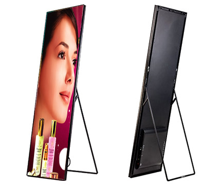 Digital Transparent P2 Backlit Poster Frames LED Display FCC Certificated