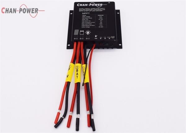 Long Pole Distance Solar Energy Led Lights Li - Ion Battery Galvanized Quadrate Pole 50W