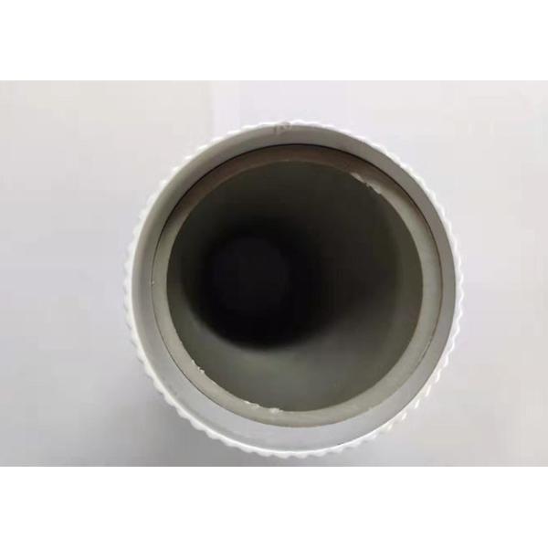 Ripple Round Extruded Aluminum Tube Easy Processing Durable For Casing