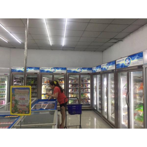 Витрина дисплея охладителя напитка напитков цветков коммерчески с двойными дверями