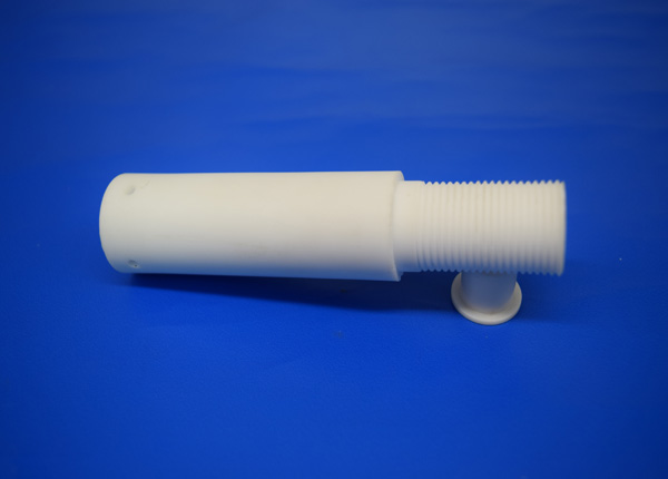 Industrial Ceramic Application 95% Alumina Ceramic Parts Threaded Rod Screw Bolt