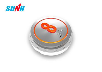 Passanger Elevator Electrical Parts , Braille Elevator Buttons ABS / SS Material