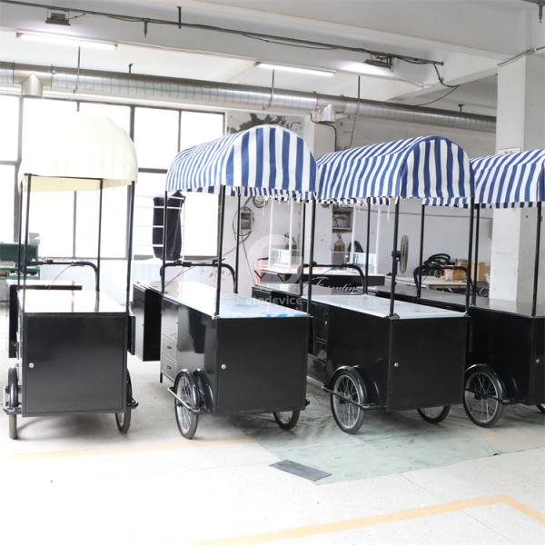 110*70cm Mobile Hot Dog Food Vending Cart with Inside Equipments an as Your Requirement