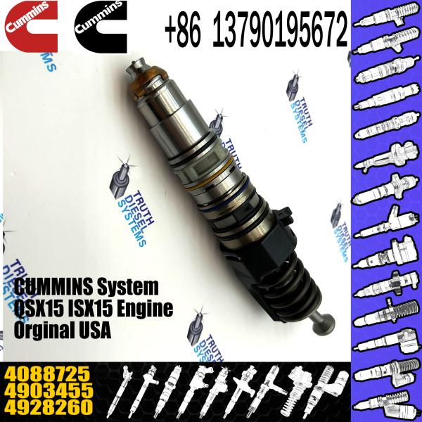 4088725 Genuine Diesel Engine Common Rail QSX15 Fuel Injector 4903455 4928264 4928260 4928260PX 4928260RX