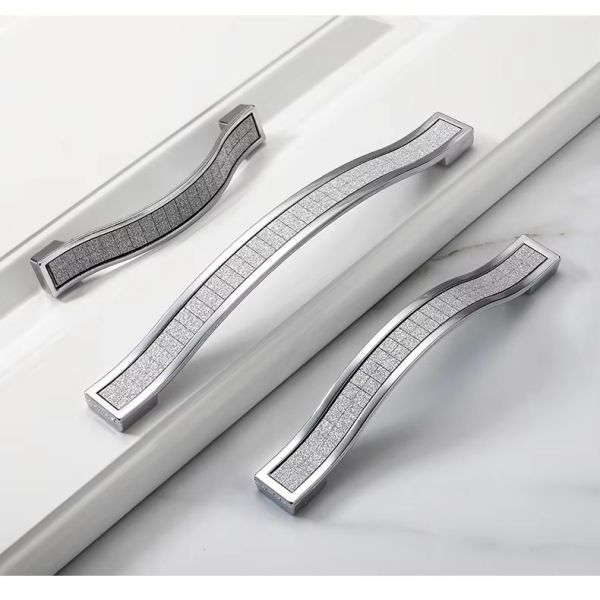 Wholesale Zinc Alloy Furniture Handle Easy Install for Cupboard Closet Drawer & Door-for Bedroom Wardrobes Dressers & Cabinets