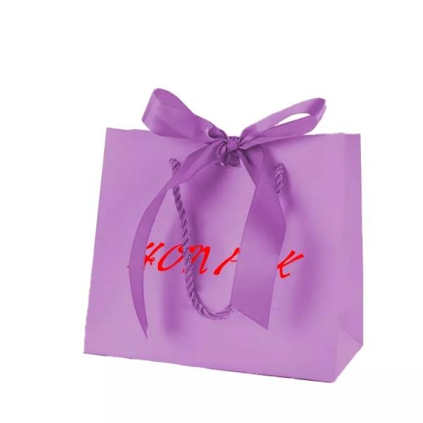 Custom Thick Marble Printed Paper Carrier Bags 28x20x10cm 250g C1s Art Paper