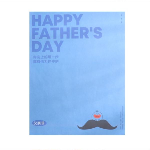 Papel de envolver flores DIY hecho a mano e impermeable para celebraciones del Día del Padre