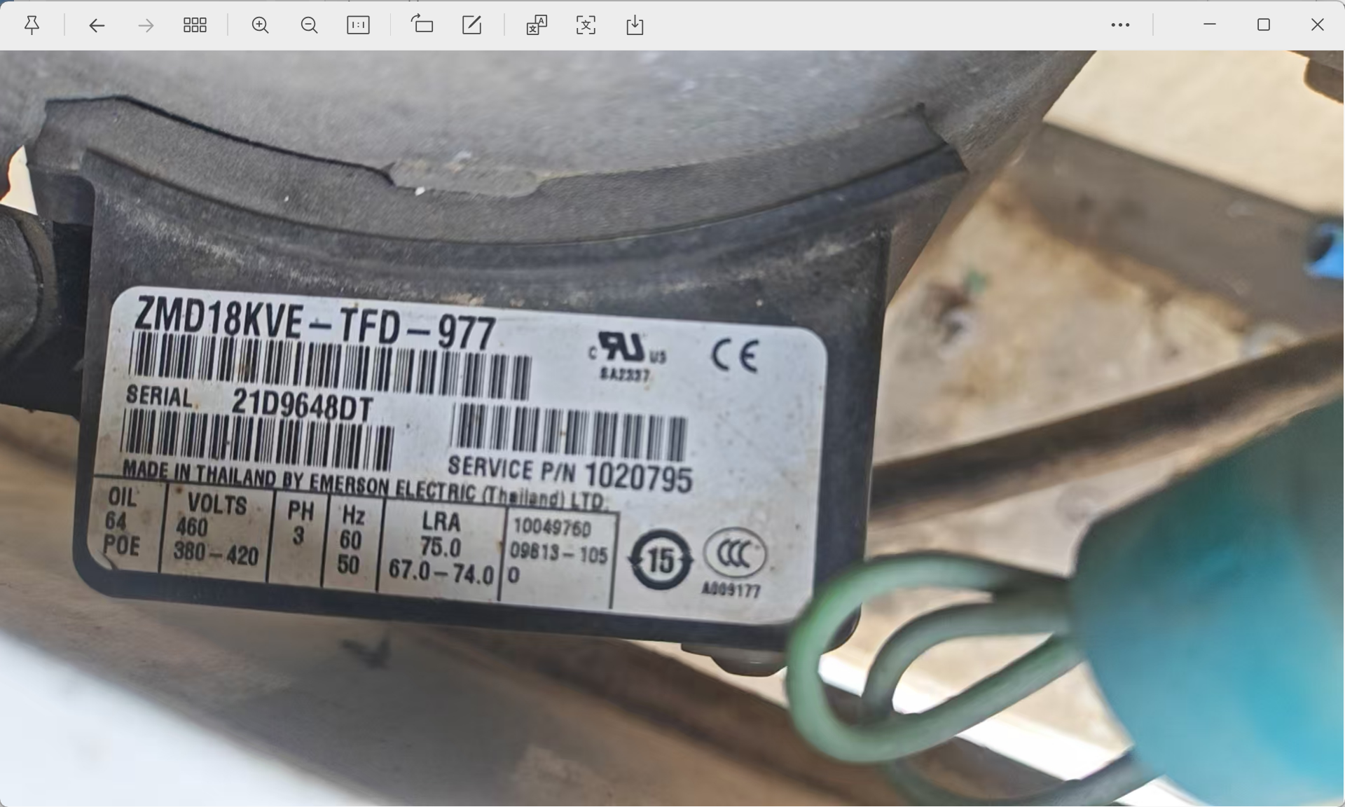 1020795 compressor THERMO KING Magnum/Magnum Plus MP4000 ZMD18KVE-TFD-977  =ZMD26KVE-TFD-274 Reefer Container spare parts 