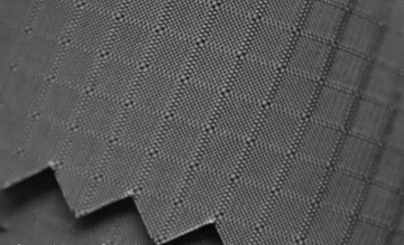 Double Rib PA Coating Fabric 380t Poly Tafuta Skin - Friendly Washable