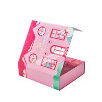 Pink Rigid Magnetic Gift Box Rigid Display Box For Cosmetic Jewelry Packaging