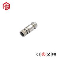 Goupille masculine du connecteur 4 du câble M12 d'aviation D de code imperméable d'IP67