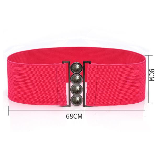 Пояс 60cm невидимый Buckleless 4 женщин пояса платья кольца белых