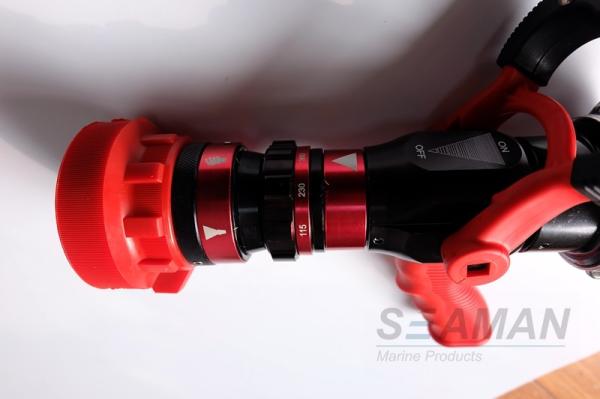 Automatic 4 Position High Pressure Fire Hose Nozzles Fire Pistol Adjustable Flow Rate