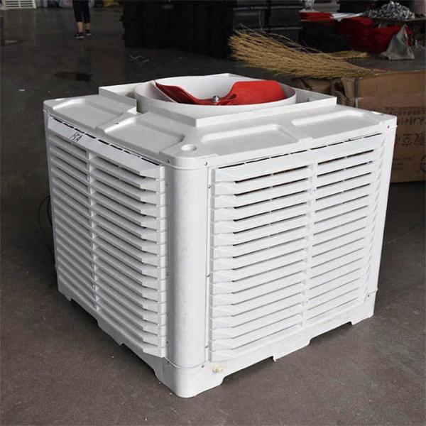 2.2KW Industrial Cooling System Evaporating Air Cooler 25000cmh with Remote Control