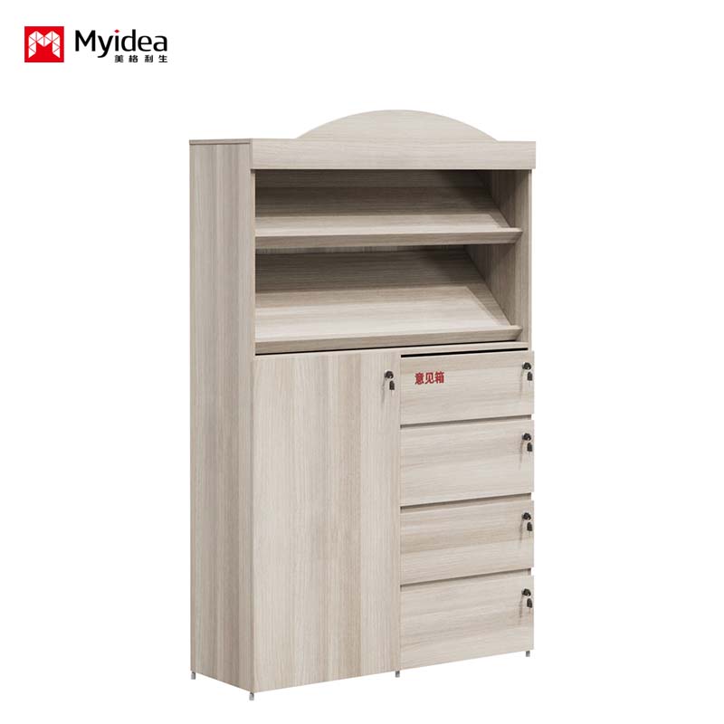 Customer Service Kiosk with Integrated Feedback Drop Box – Ideal for Lobbies, Reception Areas, and Community Centers.