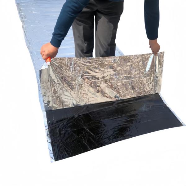1.2mm 1.5mm 2.0mm Bitumen Waterproofing Membrane , Self Adhesive Bituminous Membranes