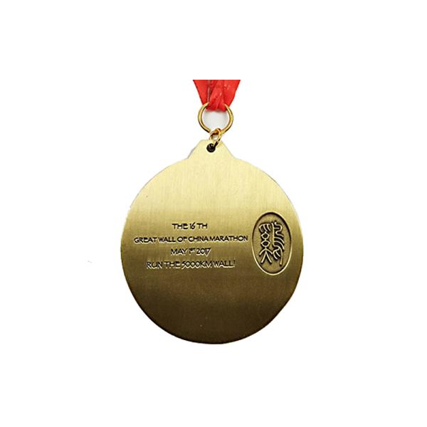 Matt Gold / Silver Track Medals And Ribbons For Baby Swimming Competition