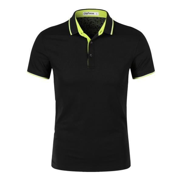 Wholesale Men's Customizable Golf Sportswear Polo Shirt 100% Cotton Polo T-Shirt
