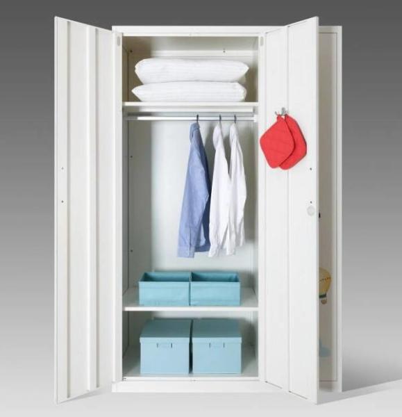 KEDA HS Code 9403100000 Metal Wardrobe Cabinet
