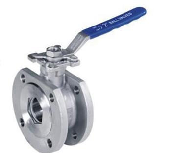 Flanged One Piece Wafer Stainless Steel Ball Valves Full Bore Class 150