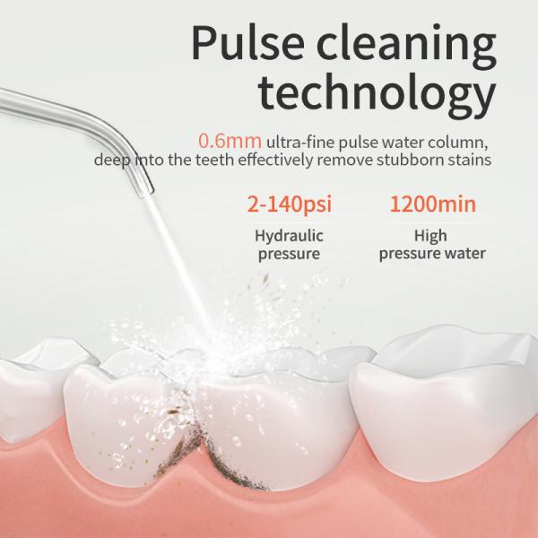 Commercial Cordless Portable Water Flosser Rechargeable IPX7 Waterproof