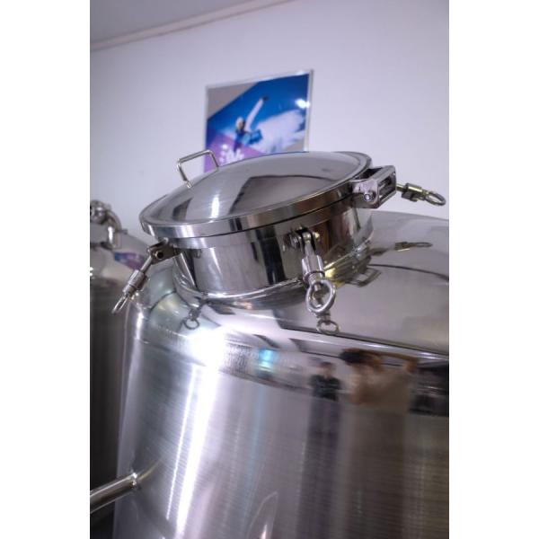 Tanque de almacenamiento de acero inoxidable de 1000L móvil para productos químicos, cosméticos y cremas