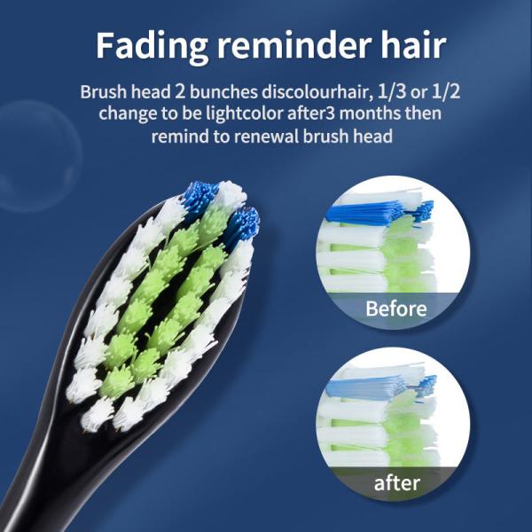 1200mAh Battery Charged Toothbrushes , Electric Toothbrush Blue Multifunctional ODM