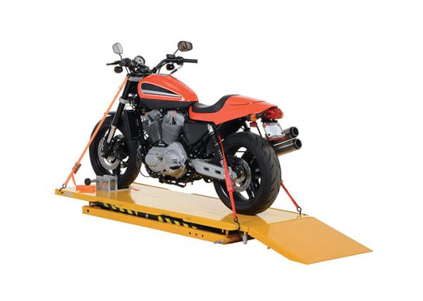 TC500 Hydraulic Motorcycle Lift Table Hydraulic Stationary Lift Platform for Lifting Motorcycle Capacity 500kg