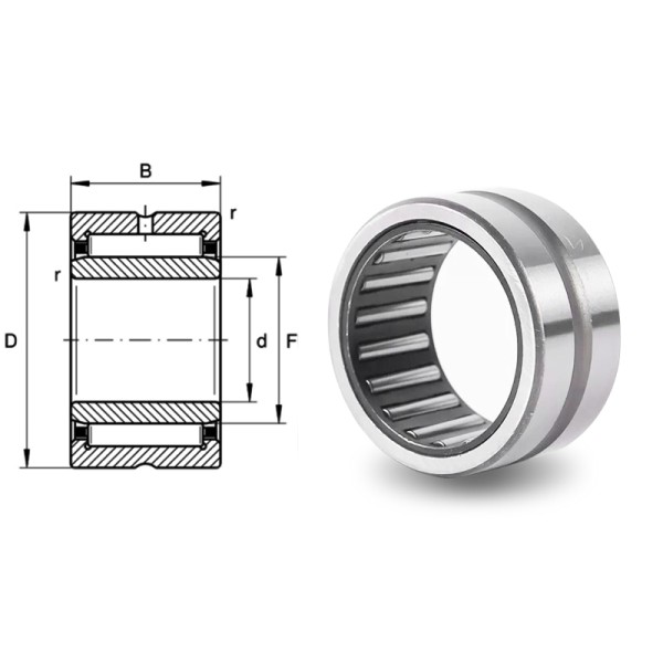 Professional Needle Roller Bearing NA4838 190*240*50mm Piston Pin Needle Roller Bearing
