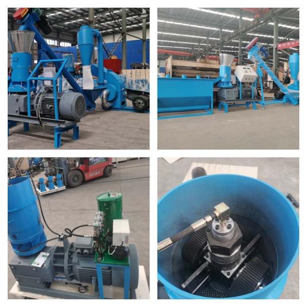 деревянная линия лепешки создателя 22-55KW лепешки 100-1200kg/H деревянная с регулируемым размером