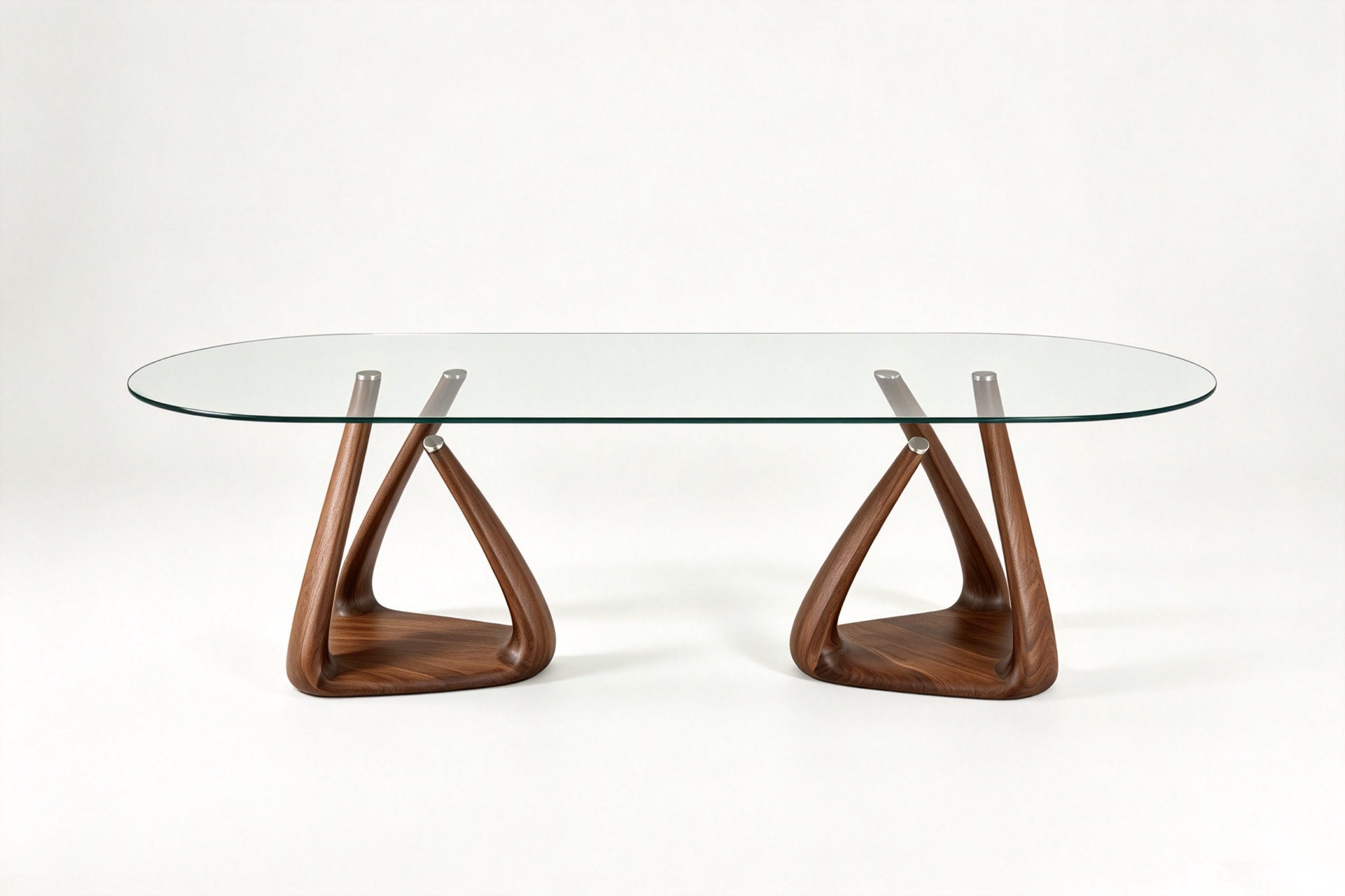 European Style Tempered Glass Rectangular Dining Table Modern Minimalist Table for Living Room Restaurant Hotel