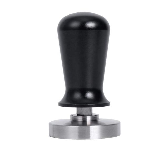 Black Coffee Maker Accessories Stainless Steel Coffee Tamper Calibrated With Spring