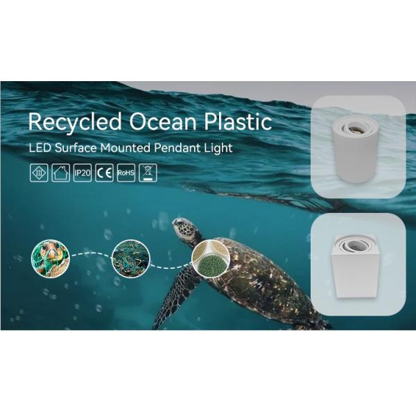 Gyro 355 Degree Round Surface Mounted Downlight Recycled Ocean Plastic