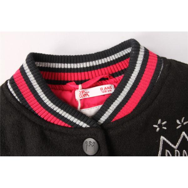 PU Sleeve Ladies Black Bomber Jacket 10A 12A 14A Sample free