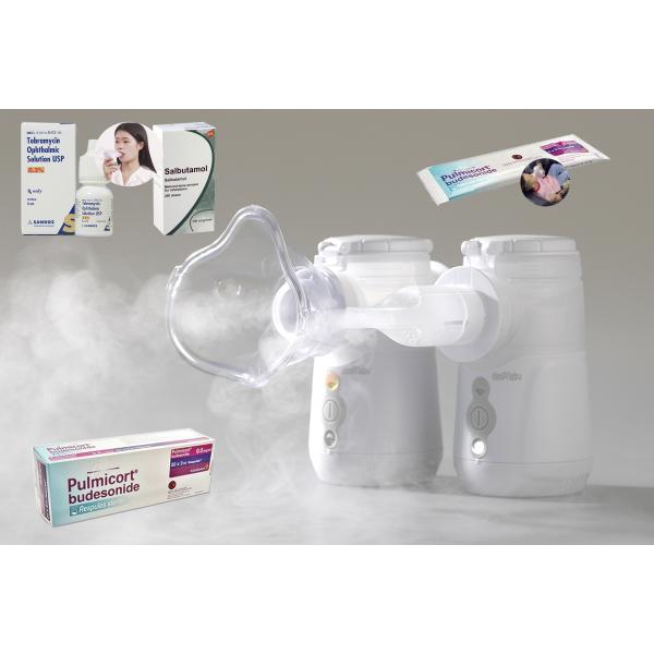 ABS PP силы DC машины Nebulizer терапией аэрозоля 3.6μm взрослый для холодного