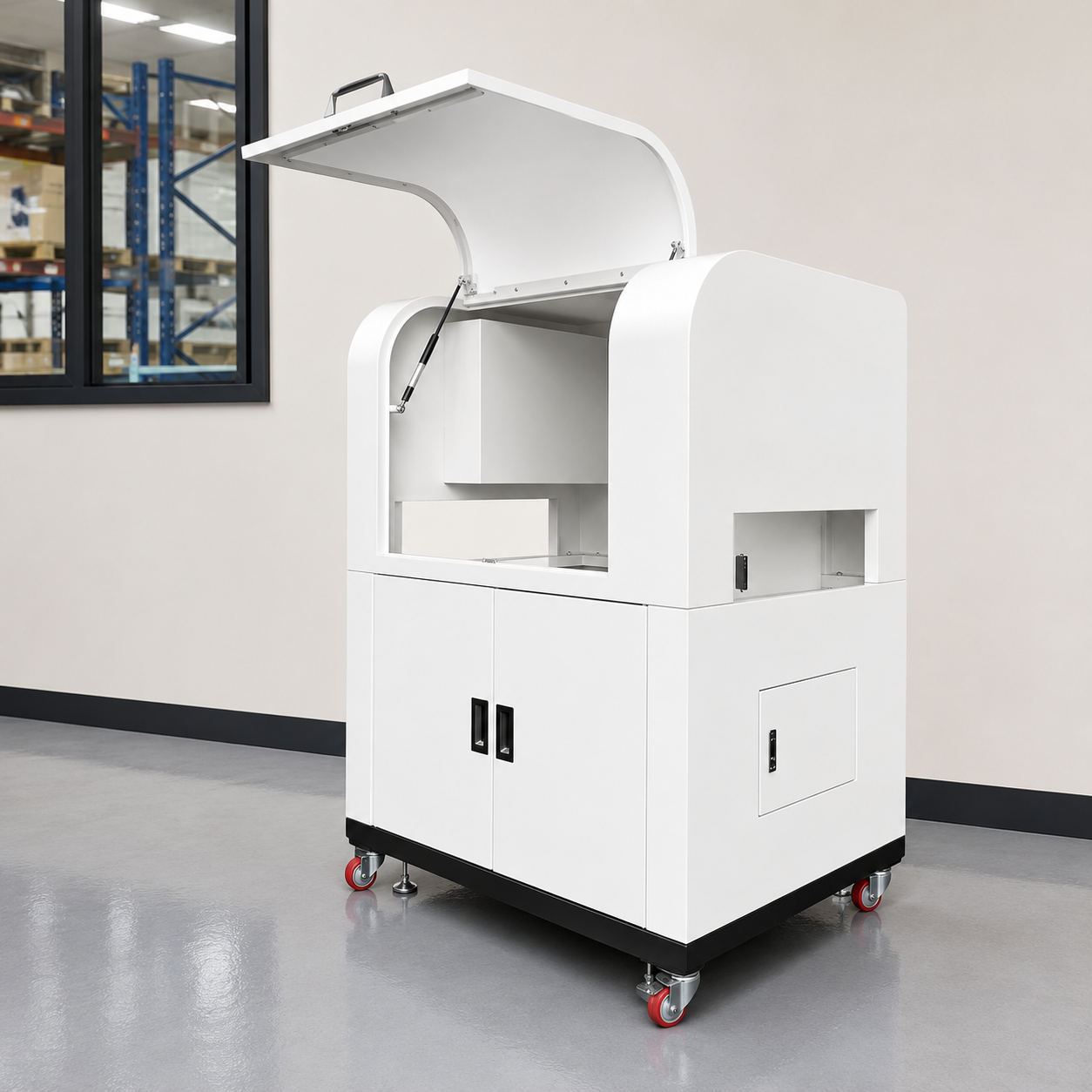 Fabricated Custom Machine Enclosures CE Certified Custom Steel Enclosures For Automated Production Equipment