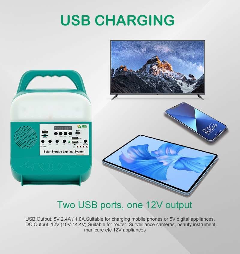 Множественный тип-C быстрый поручая сад выхода Usb светов солнечной энергии высокой яркости