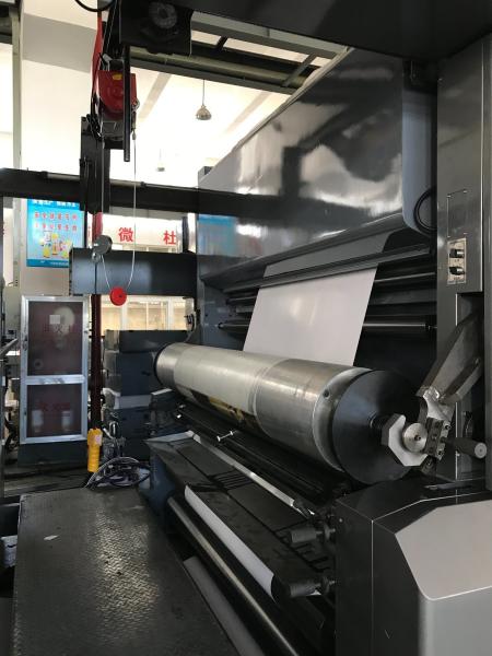 Water Based Ink Flexo Press Machine Servo Control for Carton Preprint