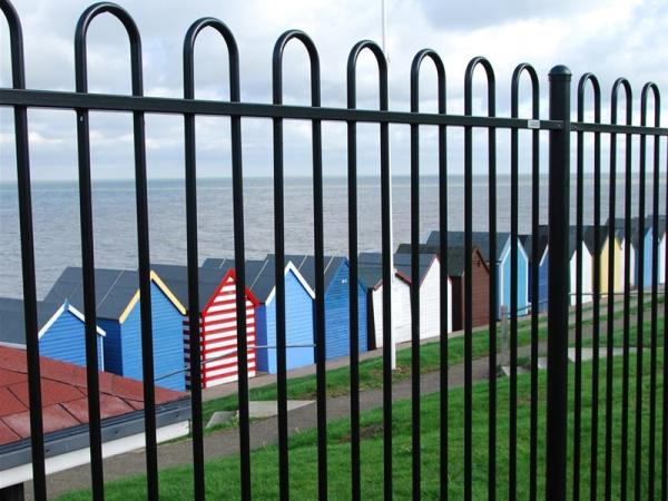 Hairpin Heavy Duty Wire Mesh Fence Panels Hoop Top / Bow Top Railings Steel Materials