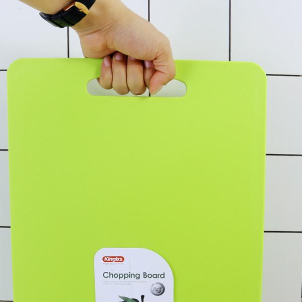 Non Slip  Green Fruit Plastic Chopping Board Mat For Kitchen