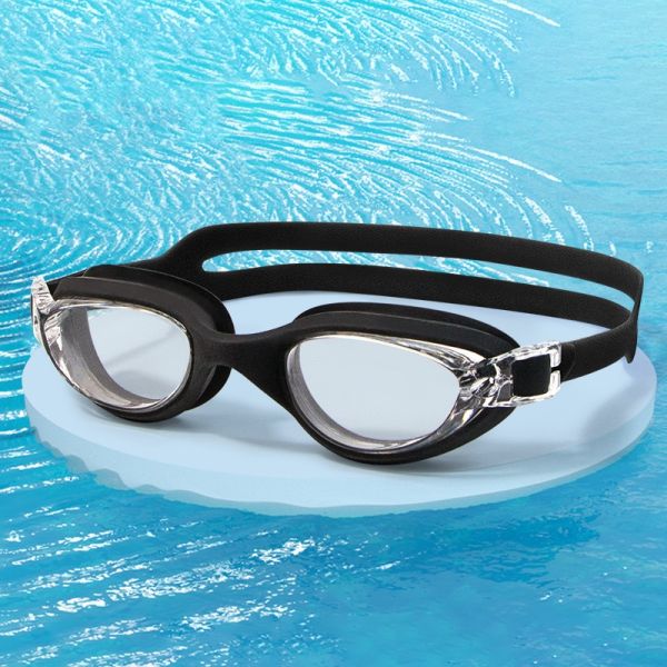 Fog Resistance Children Swimming Goggles With Rainbow Plating Lenses For Youth