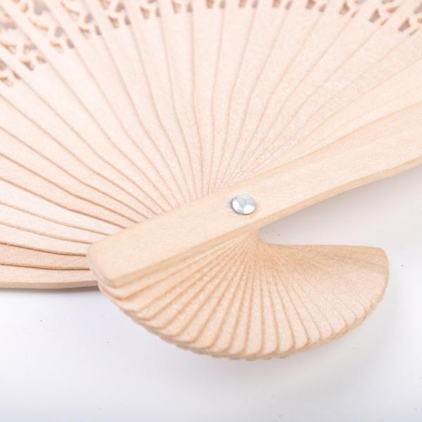 Bamboo gravado com logotipo de mão Saco de presente de ventoinha Festa de casamento favores de casamento promoção de retorno presente de mão de bambu Ventola